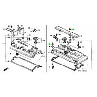 OEM HONDA CHROME VALVE COVER DOME CAP NUT