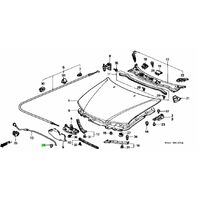 OEM HONDA BONNET HOOD PROP PIVOT GROMMET AP1 S2000 CL9 ACCORD EURO