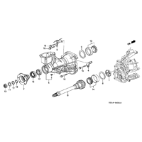 OEM HONDA S2000 F20C GEARBOX EXTENSION HOUSING BEARING 