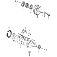 OEM HONDA D/B SERIES REAR MAIN SEAL D15 D16 B16 B18 