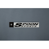 SPOON SPORTS LOGO STICKER, BLACK