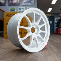 RAYS FORGED CE28N SL 18X9.5 +45 5X114.3 DASH WHITE