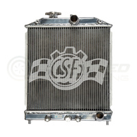 CSF RACING 2-ROW 42MM RACE SPEC ALUMINIUM HALF RADIATOR - HONDA CIVIC EG/EK 91-00