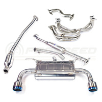 INVIDIA Q300 70MM ENGINE BACK EXHAUST W/INVIDIA EQUAL HEADERS SUBARU BRZ/TOYOTA 86 12-21 (6MT)
