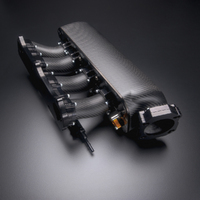PRACWORKS HONDA K SERIES INTAKE MANIFOLD MATTE BLACK