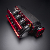 PRACWORKS HONDA K SERIES RWD INTAKE MANIFOLD POLISHED RED