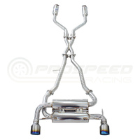 INVIDIA GEMINI CAT BACK EXHAUST W/PSR CARBON FIBRE TIPS NISSAN 350Z Z33 02-09