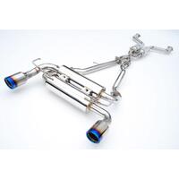 INVIDIA GEMINI CATBACK EXHAUST W/TI ROLLED TIPS - NISSAN 350Z Z33 02-09