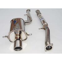INVIDIA Q300 CAT BACK EXHAUST W/SS TIP - SUBARU WRX/STI GD 01-07