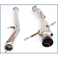 INVIDIA N1 CAT BACK EXHAUST NON RESONATED W/TI TIP - SUBARU WRX/STI GD 01-07