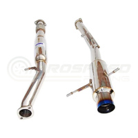 INVIDIA N1 CAT BACK EXHAUST RESONATED W/TI TIP SUBARU WRX/STI GD 01-07