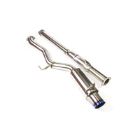 INVIDIA N1 CAT BACK EXHAUST W/TI TIP - MITSUBISHI EVO 7-9 CT9A