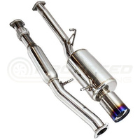 INVIDIA G200 CAT BACK EXHAUST W/TI ROLLED TIP SUBARU FORESTER XT SG 03-08