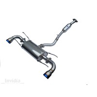 INVIDIA MAZDA RX8 Q300 TI ROLLED TIP CAT BACK EXHAUSTS 02 UP