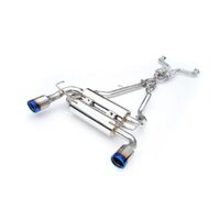 INVIDIA GEMINI CAT BACK TITANIUM STRAIGHT CUT TIPS - NISSAN 370Z Z34 09-19