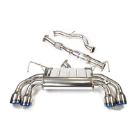 INVIDIA Q300 CAT BACK EXHAUST W/TI TIPS - SUBARU WRX 11-14/STI 08-14 (HATCH)
