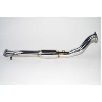 INVIDIA DOWN PIPE/FRONT PIPE W/HIGH FLOW CAT - MITSUBISHI EVO X CZ4A