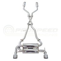 INVIDIA GEMINI CAT BACK EXHAUST W/SS STRAIGHT CUT TIPS NISSAN 370Z Z34 09-21