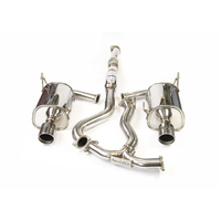 INVIDIA Q300 CAT BACK EXHAUST W/SS ROLLED TIPS - SUBARU LIBERTY GT BM 10-12