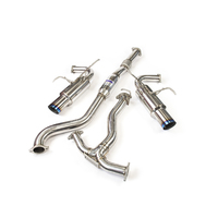 INVIDIA N1 CAT BACK EXHAUST W/TI TIPS - SUBARU WRX 08-21/STI 08-21/FORESTER XT SH, SJ 08-18