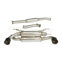 INVIDIA R400 70MM CAT BACK EXHAUST W/ROLLED TI TIPS SUBARU BRZ & TOYOTA 86 12-21, 22+