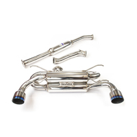 INVIDIA R400 70MM CAT BACK EXHAUST W/TI TIPS - SUBARU BRZ & TOYOTA 86 12-21, 22+