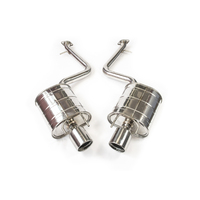 INVIDIA Q300 DIFF BACK EXHAUST W/STAINLESS ROLLED TIPS - LEXUS IS250 GSE30R 13-15/IS350 GSE31R 13-21
