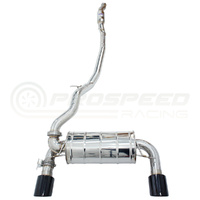 INVIDIA Q300 VALVED CAT BACK EXHAUST W/BLACK TIPS FORD FOCUS RS MK3 LZ 16-17
