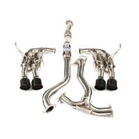 INVIDIA R400 "SIGNATURE EDITION" CAT BACK EXHAUST W/BLACK TIPS - SUBARU WRX/STI 11-21