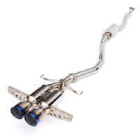 INVIDIA R400 CAT BACK EXHAUST W/TI TIPS - HONDA CIVIC RS FK7 16-21 (1.5T CENTRE EXIT)