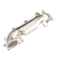 INVIDIA DOWN PIPE W/HIGH FLOW CAT - HONDA CIVIC FK8 FL5 TYPE R 17+