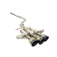 INVIDIA R400 CAT BACK EXHAUST W/TI TIPS - HONDA CIVIC TYPE-R FK8 17+