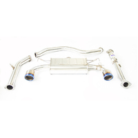 INVIDIA Q300 CATBACK EXHAUST WITH TI TIPS - HYUNDAI I30N HATCH PDE 17-19