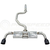 INVIDIA R400 "SIGNATURE EDITION" CAT BACK EXHAUST W/ROUND BLACK TIPS VW GOLF GTI MK8