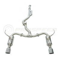 INVIDIA R400 CAT BACK EXHAUST W/SS STRAIGHT CUT TIPS SUBARU WRX VN 22+ (WAGON)