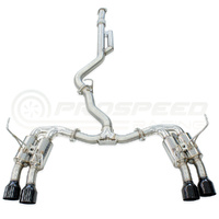 INVIDIA R400 "SIGNATURE EDITION" CAT BACK EXHAUST W/BLACK TIPS SUBARU WRX VB 22+ (SEDAN)