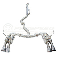 INVIDIA R400 CAT BACK EXHAUST W/SS STRAIGHT CUT TIPS SUBARU WRX VB 22+ (SEDAN)