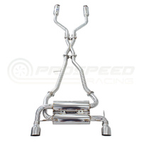 INVIDIA GEMINI CAT BACK EXHAUST W/SS ROLLED TIPS NISSAN Z "400Z",  RZ34 23+