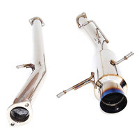 INVIDIA N1 CAT BACK EXHAUST W/TI TIP - NISSAN SILVIA/200SX S14/S15