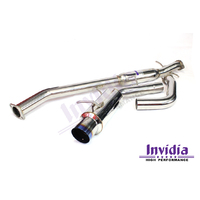 INVIDIA N1 CAT BACK EXHAUST W/TI TIP - MITSUBISHI EVO 4-6 CP9A (INC TME)