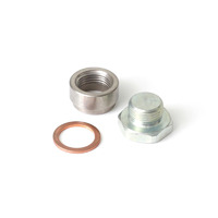 HALTECH OXYGEN SENSOR WELD FITTING BUNG AND BLANKING PLUG
