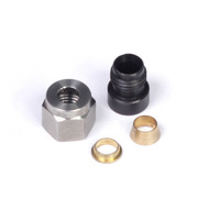HALTECH 1/4" MILD STEEL WELD-ON KIT - INC NUT AND FERRULE