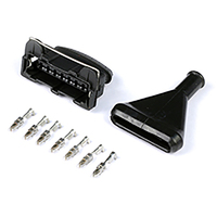 HALTECH PLUG AND PINS ONLY - BOSCH 7 PIN JUNIOR TIMER FEMALE CONNECTOR