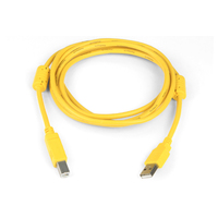 HALTECH USB CONNECTION CABLE USB A TO USB B YELLOW - 2M