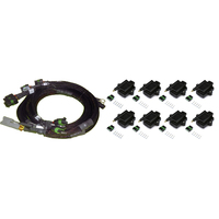 HALTECH 8 CHANNEL INDIVIDUAL HIGH OUTPUT IGN-1A INDUCTIVE COIL + HARNESS KIT SUIT ELITE 2500 - GM/CHRYSLER V8
