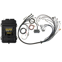 HALTECH ELITE 2500T PLUG 'N' PLAY ADVANCED TORQUE MANAGEMENT ECU AND HARNESS KIT - GM/FORD/CHRYSLER V8 W/BOSCH EV1 INJECTORS
