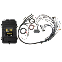 HALTECH ELITE 2500 PLUG 'N' PLAY ECU + TERMINATED HARNESS KIT - FORD COYOTE 5.0, FACTORY INJECTORS (EARLY CAM)