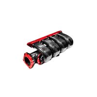 PRACWORKS INTAKE MANIFOLD W/ PORT INJECTION POLISHED RED HONDA CIVIC TYPE R FK8/FL5