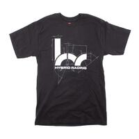 HYBRID RACING DIMENSIONS T-SHIRT - LARGE - BLACK
