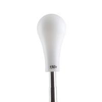 HYBRID RACING 130R DELRIN SHIFT KNOB - WHITE